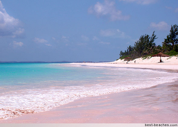 Pink Sand Beach Bahamas Crystal Rock Star Beach Vacation with Crystals