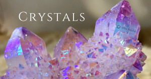 rainbow aura spirit quartz crystal cluster