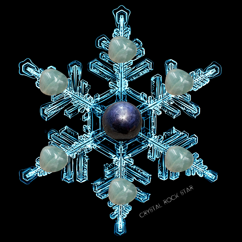 Crystal Grid Snowflake CrystalRockStar