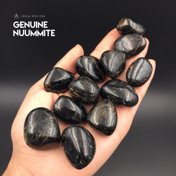 Authentic Greenland Nuummite Freeform 44.42 Carats