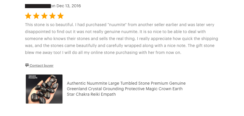 nuummite greenland crystal tumbled stone crystalrockstar empath protection