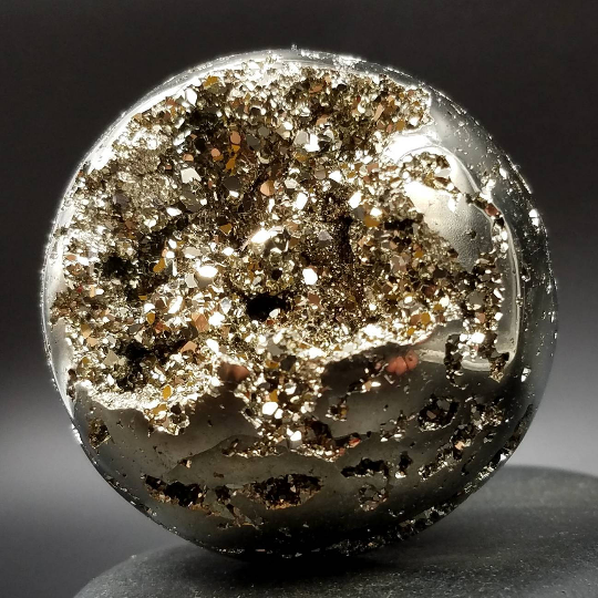 Pyrite Crystal Sphere - CrystalRockStar.com Crystal Rock Star - Empower Life Force Energy