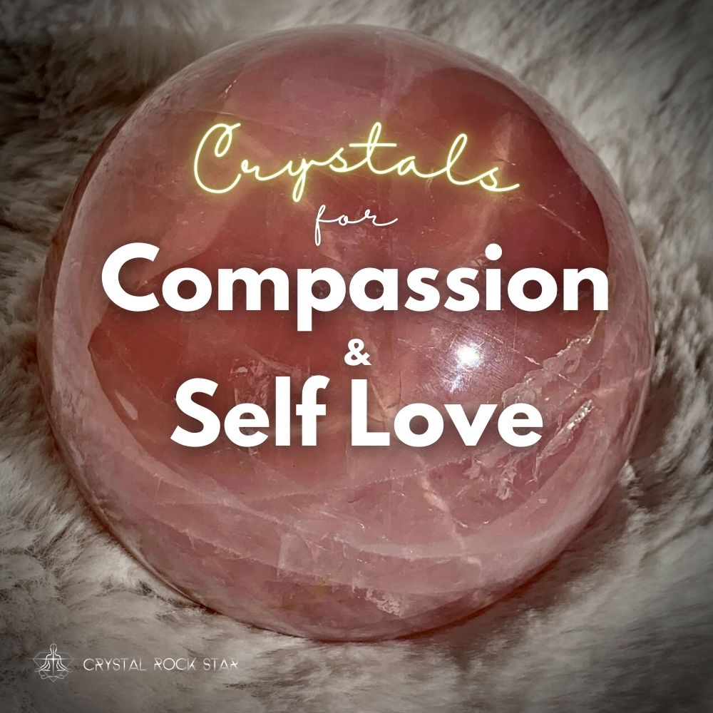 Crystals for Compassion and Self Love - Large Star Rose Quartz Sphere