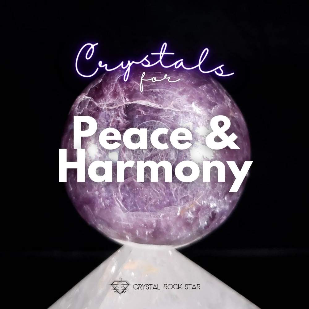 Crystals for Peace and Harmony - Gem Lepidolite Sphere