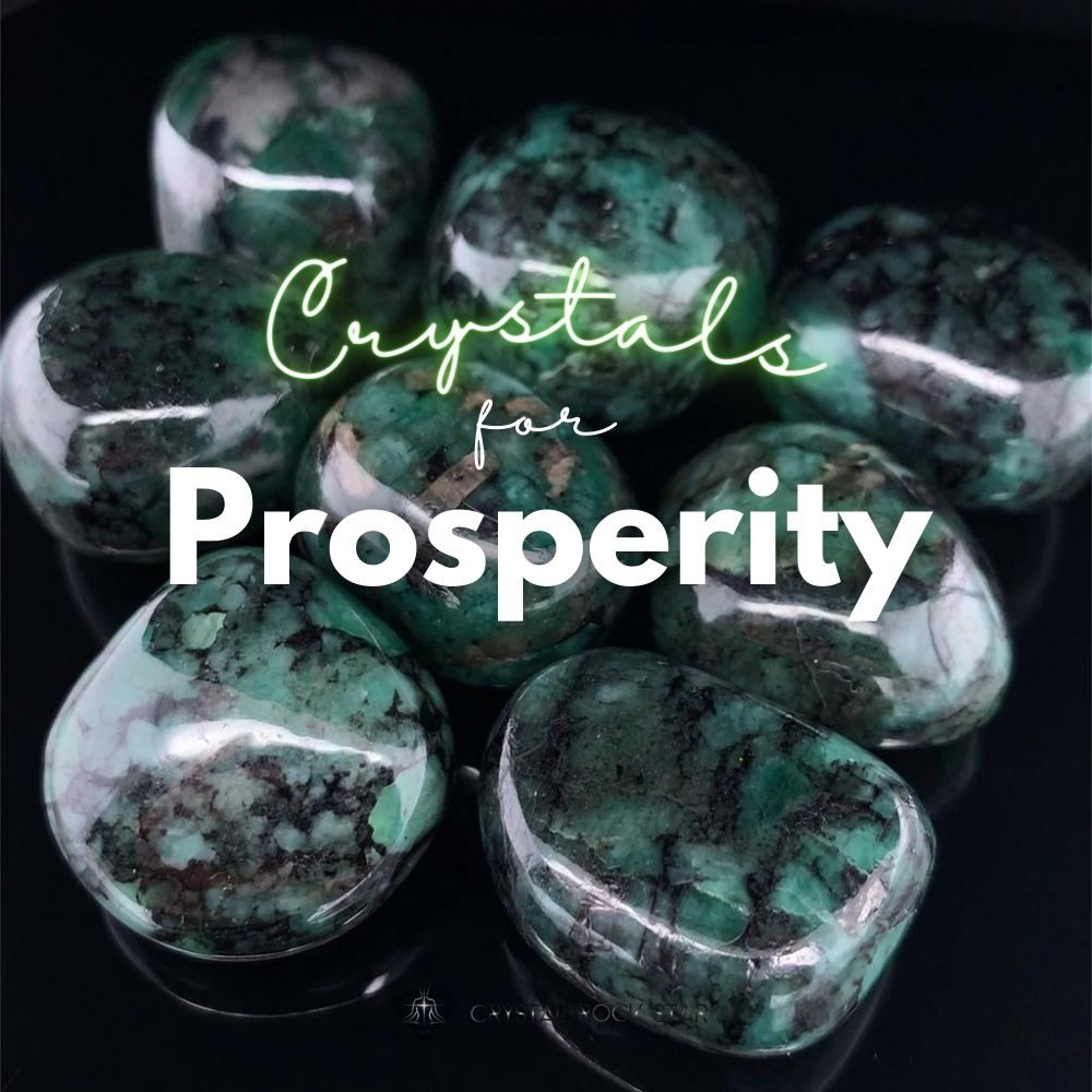 Crystals for Prosperity - Genuine Emerald Stones