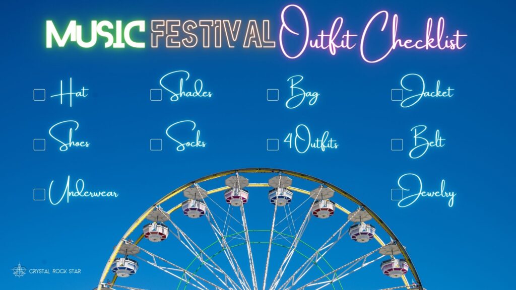 Coachella Music Festival Outfit Checklist